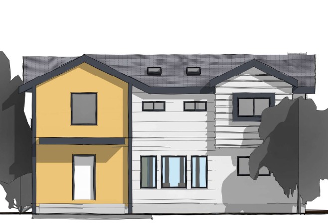 Hasty Residence Elevation blueprint