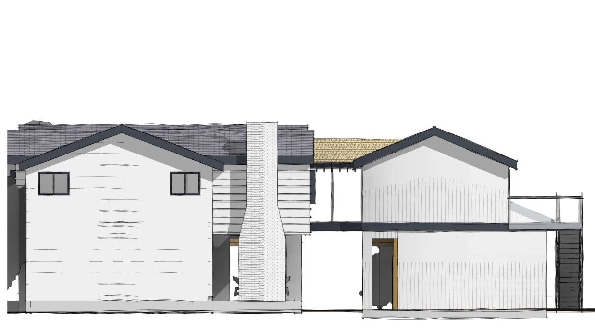 Hasty Residence Elevation blueprint