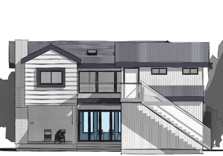 Hasty Residence Elevation blueprint