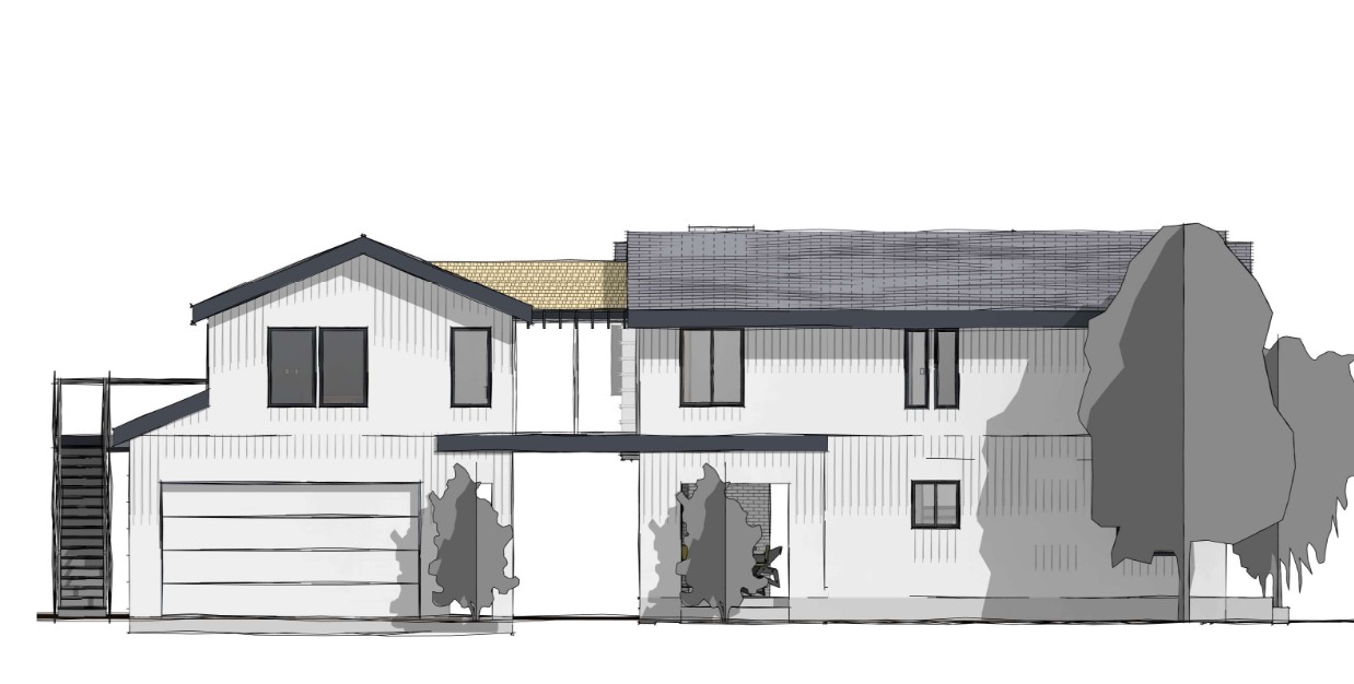 Hasty Residence Elevation blueprint